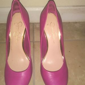 Pink Jessica Simpson pumps